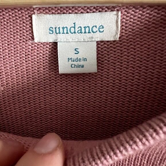 Sundance Womens Sweater Size Small Aryka Tie Sleeve Wool Blend Supima Cotton - Picture 4 of 6